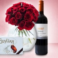 Debenhams Flowers /wine & chcolates